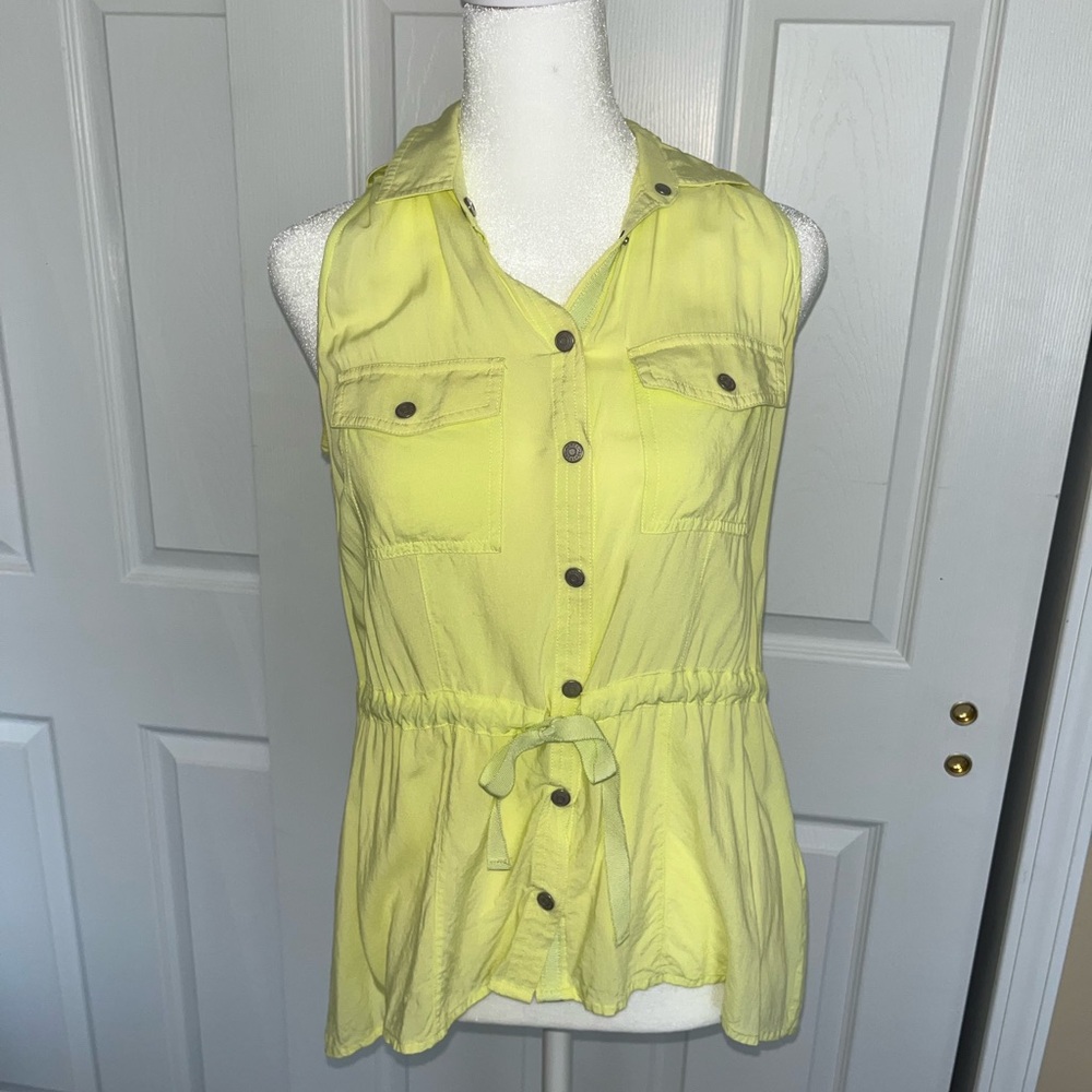 Sheer Yellow top